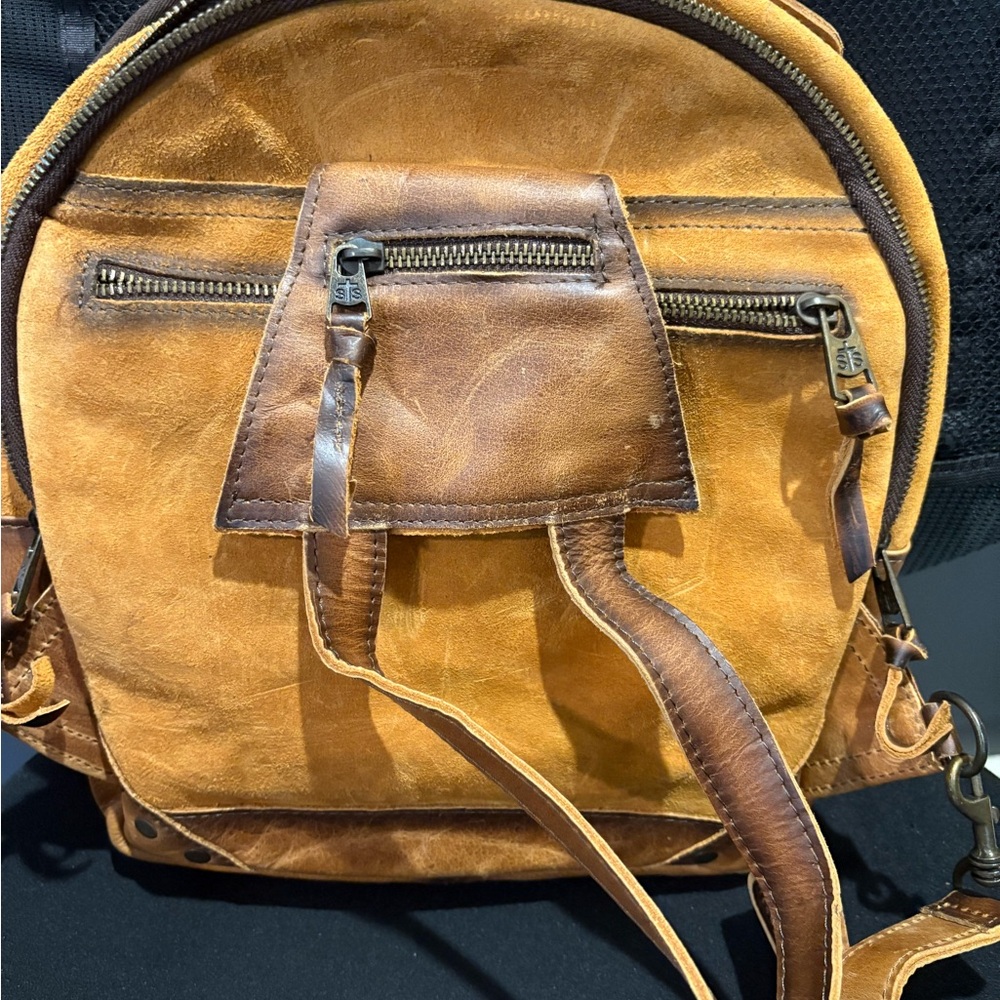 STS Ranchwear Tan and Teal Patterned Palomino Serape Backpack - Picture 2 of 6